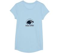 Patriotic Eagle Spirit American Pride - Gráfico para Hombre Camiseta, Niñas, Azul Bebé, L