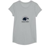 Patriotic Eagle Spirit American Pride - Gráfico para Hombre Camiseta, Niñas, Gris Jaspeado, L