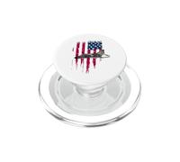 Patriotic F-4 Phantom The Mcdonnell Douglas America - Camiseta con la Bandera PopSockets PopGrip para MagSafe
