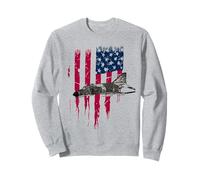Patriotic F-4 Phantom The Mcdonnell Douglas America - Camiseta con la Bandera Sudadera