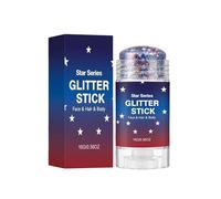 Patriotic faceGlitter - Waterproof Long Lasting Makeup,4th Of July faceGlitter | Serving As A Patriotic Sequin Accessory. Ideal For Memorial Day Parade Glitter, Veterans Day faceShine, And Independ