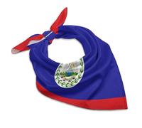 Patriotic Flag Soft Imitated Silk Neck Scarf Multi-Purpose Head Hair Wrap Wrist Handkerchief Bag Decor Kerchief For Daily Wear(25"x25")