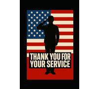 Patriotic Journal - Patriotic Notebook - Veterans Day Journal - Veterans Day Notebook - Thank You For Your Service