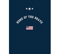 Patriotic Notebook: College Ruled Writing Notebook | 8.5" x 11" Matte Cover for School, Work, or Everyday Notes