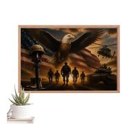 Patriotic Puzzles - Commemorative Memorial DIY Craft Decor
