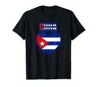 Patriotic Republic of Cuba Love Heart Bandera Cubana Camiseta