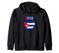 Patriotic Republic of Cuba Love Heart Bandera Cubana Sudadera con Capucha