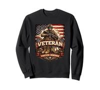 Patriotic Sports Fans | Bandera de Estados Unidos Béisbol Fútbol Sudadera