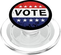 Patriotic USA Elections Campaign Retro Vintage Vote Button PopSockets PopGrip para MagSafe