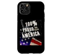Patriotic USA Flag Proud To Be An American Citizen Veteran Carcasa para iPhone 11 Pro