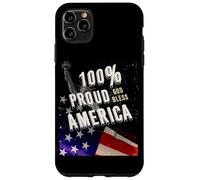 Patriotic USA Flag Proud To Be An American Citizen Veteran Carcasa para iPhone 11 Pro MAX