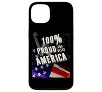Patriotic USA Flag Proud To Be An American Citizen Veteran Carcasa para iPhone 13