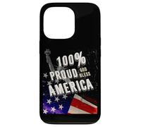Patriotic USA Flag Proud To Be An American Citizen Veteran Carcasa para iPhone 13 Pro