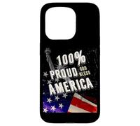 Patriotic USA Flag Proud To Be An American Citizen Veteran Carcasa para iPhone 15 Pro
