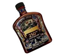 Patriotic Whiskey Decanter - Botella de conmemorativa de 350 ml | 250 Anniversaries Licor Container for Men, Dads, Boyfriends, Husbands, Homes, Kitchens, Bar, Gift Idea