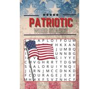 Patriotic Word Search Puzzle Book: Word Searches with Easy to Read Print about Patriotism, Military, Troops and More | 6x9 inches, 110 pages | 50+ ... Gift for Vacations, Holidays and Leisure Time