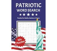 Patriotic Word Search: Word Searches with Easy to Read Print about America, Independence Day, Patriotic, and More | 6x9 inches, 110 pages | 50+ Puzzles ... Gift for Vactions, Holidays, and Down Time