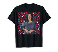Patriótica Michelle Obama Mujeres Historia Mes Amor Motivación Camiseta gráfica económica