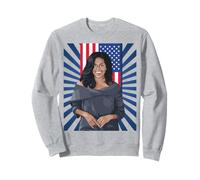Patriótica Michelle Obama Mujeres Historia Mes Amor Motivación Sudadera