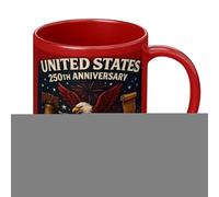 Patriótica - Recuerdo Del 250 Drinkware, Tazas Fantásticas De Cerámica | Para Aficionados De La Historia, Hombres, Mujeres, Papá, Abuelos, Para Hombres Y Mujeres, Café De Viaje Con Inicial P