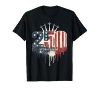 Patriótico 250 Aniversario USA 1776 2026 Fighter Jets Camiseta