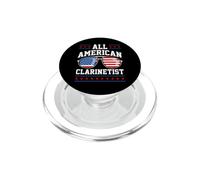 Patriótico All-American Clarinetist USA 4 de Julio Americano PopSockets PopGrip para MagSafe