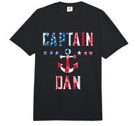 Patriótico Capitán Dan Vintage Bandera de Estados Unidos 4 de Julio Comfort Colors Adult Heavyweight T-Shirt