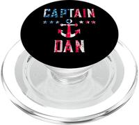 Patriótico Capitán Dan Vintage Bandera de Estados Unidos 4 de Julio PopSockets PopGrip para MagSafe