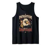 Patriotismo con Escepticismo - Camiseta Aguila Camiseta sin Mangas