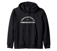 Patriotismo Conservador sin disculpas votan a los Conservadores Sudadera con Capucha