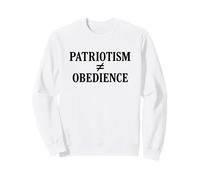 Patriotismo Significa Coraje, no obediencia Sudadera
