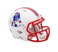 Patriots 1990 a 1992 Throwback Revolution Speed Mini casco de fútbol
