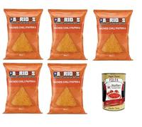 Patriots Nachos Chili Pimika, pimentón pimentón, 5 x 60 g + Polpa italiana Gourmet 400 g
