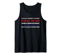 Patriots Wear Masks In Public Social Distance USA Patriotic Camiseta sin Mangas