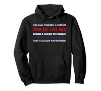 Patriots Wear Masks In Public Social Distance USA Patriotic Sudadera con Capucha