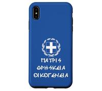 Patris Thriskeia Oikogeneia Greek País, Religión, Familia Carcasa para iPhone XS MAX