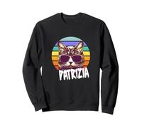 PATRIZIA - Bonito nombre de niña con un gato genial Sudadera