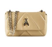 Patrizia Pepe Bolso de cuero acolchado Fly 25 cm amarillo