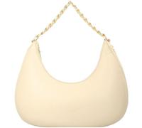 Patrizia Pepe Bolso de cuero Touch Maxichain 52 cm beige