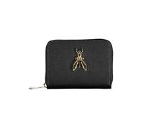 PATRIZIA PEPE Cartera de piel negra para mujer, Negro -
