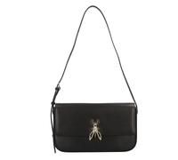 Patrizia Pepe Essential Fly Bolsa de hombro Piel 31 cm negro