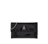 Patrizia Pepe Fly Glossy Bolso de mano de cuero 28 cm, Negro , talla única, Casual
