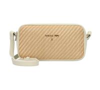 Patrizia Pepe Straw Bolsa de hombro 22 cm blanco