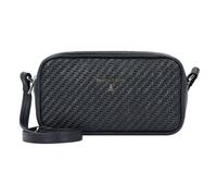 Patrizia Pepe Straw Bolsa de hombro 22 cm negro