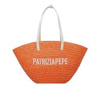 Patrizia Pepe Summer Straw Bolsa de compras 51 cm naranja