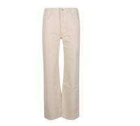 Patrizia Pepe - Vaqueros de Pierna Ancha - Jeans - Mujer - Beige - W30 -