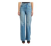 Patrizia Pepe - Vaqueros Rectos de Cintura Alta - Jeans - Mujer - Azul - W26 -