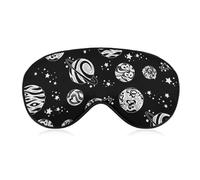 Patrón (198) Máscara para dormir compatible con Trippy Sun Abstract Moon Sleeping Eye Mask para mujeres y hombres, antifaz para dormir de noche, antifaz de lujo que bloquea la luz y tiene correa ajust