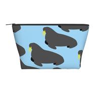 Patrón Animal morsa, Bolsa de artículos de tocador Bolsa de Maquillaje Bolsa de cosméticos Bolsa de artículos de tocador de Viaje portátil