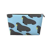 Patrón Animal morsa, Bolsa de Maquillaje Bolsa de cosméticos Bolsa de artículos de tocador de Viaje portátil Bolsa de artículos de tocador